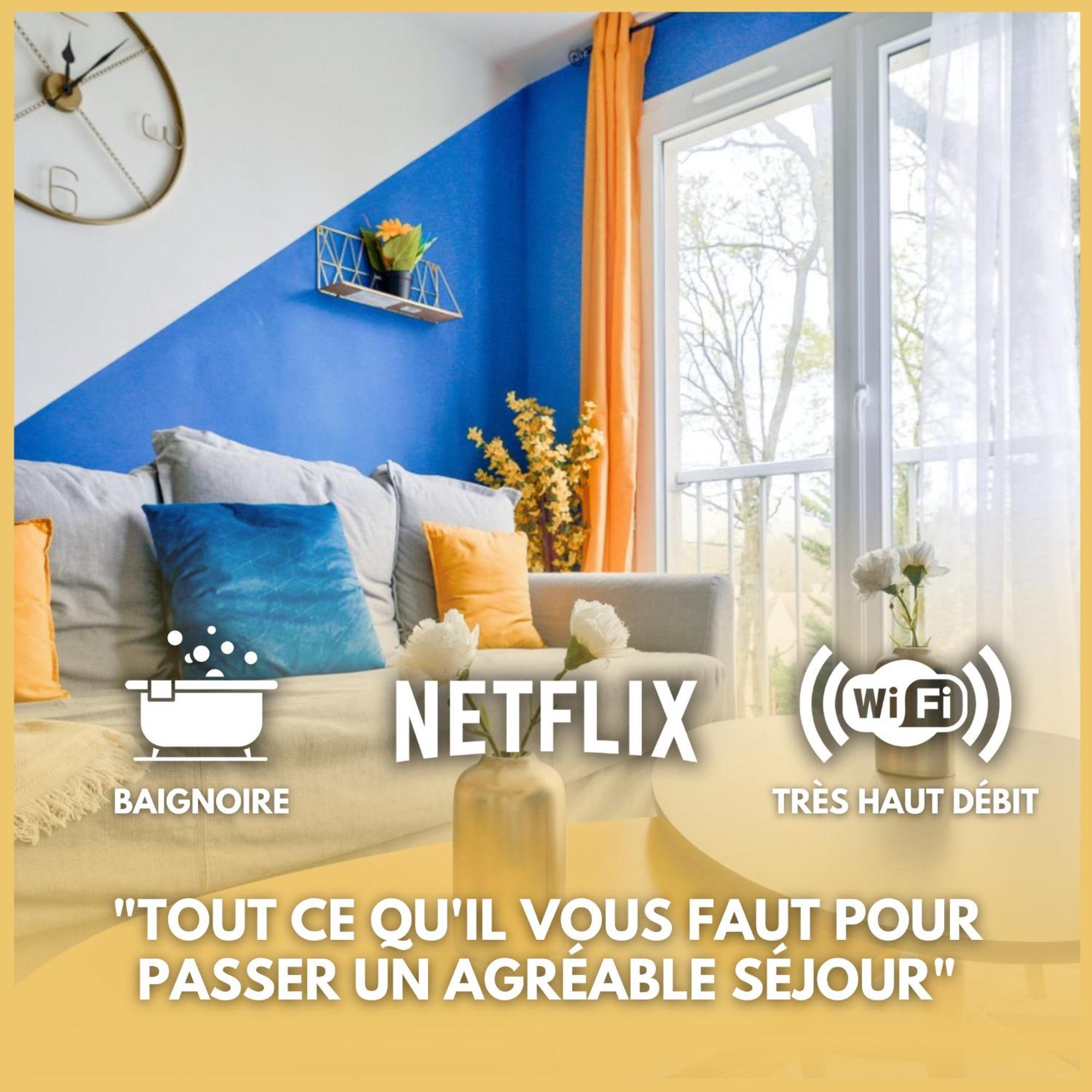 Le Cosy Yellow Appartement Lumineux A 5 Min De La Gare D'Evry Avec Parking Gratuit Courcouronnes المظهر الخارجي الصورة